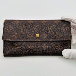 Louis Vuitton Long Monogram Tri Fold Wallet
